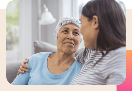 A caregiving patient