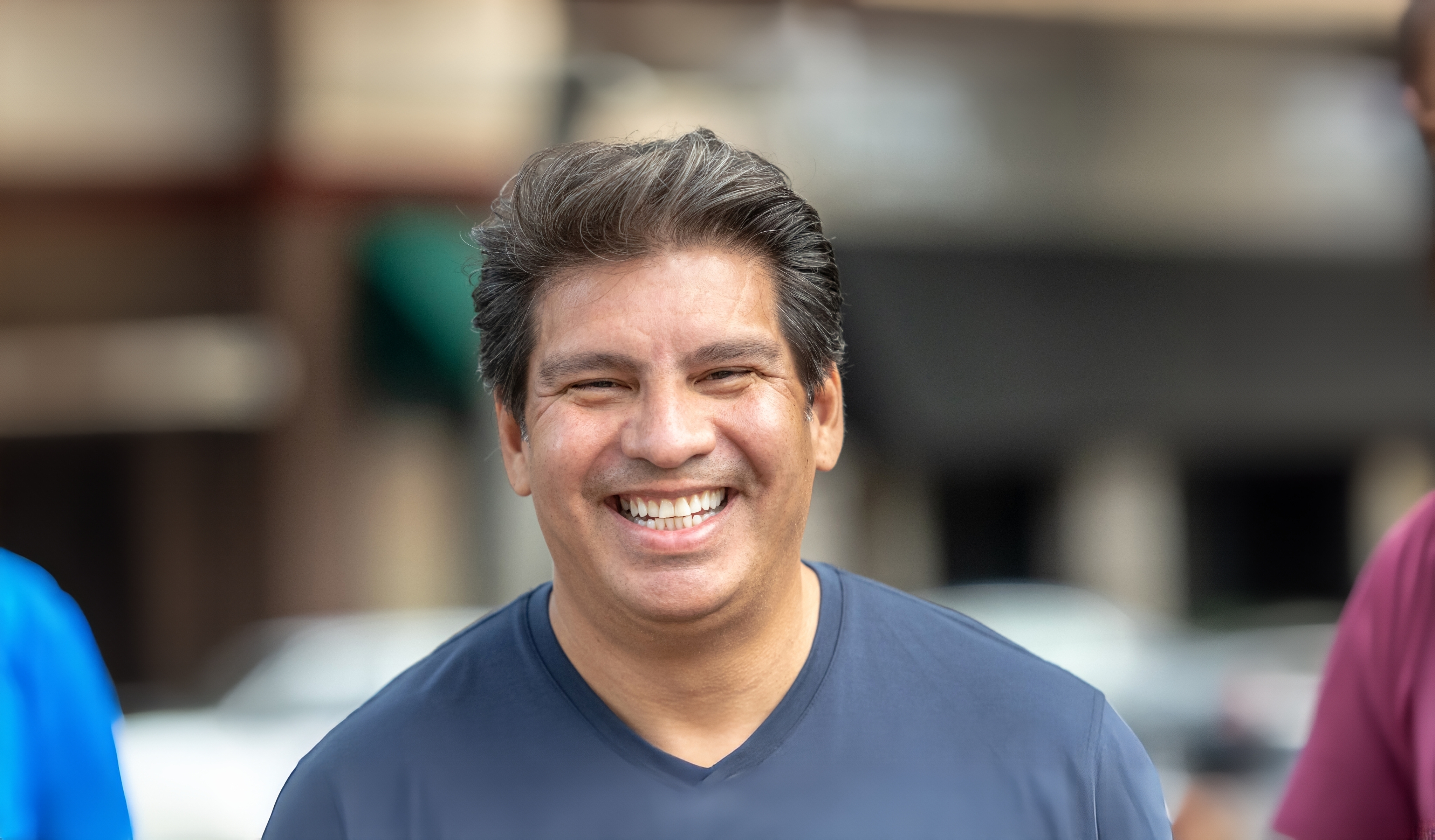 Smiling man
